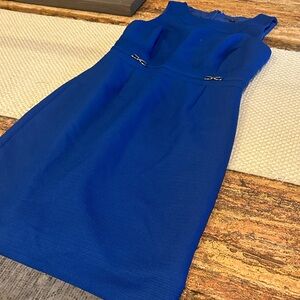 Chic Royal Blue Midi Dress tahari